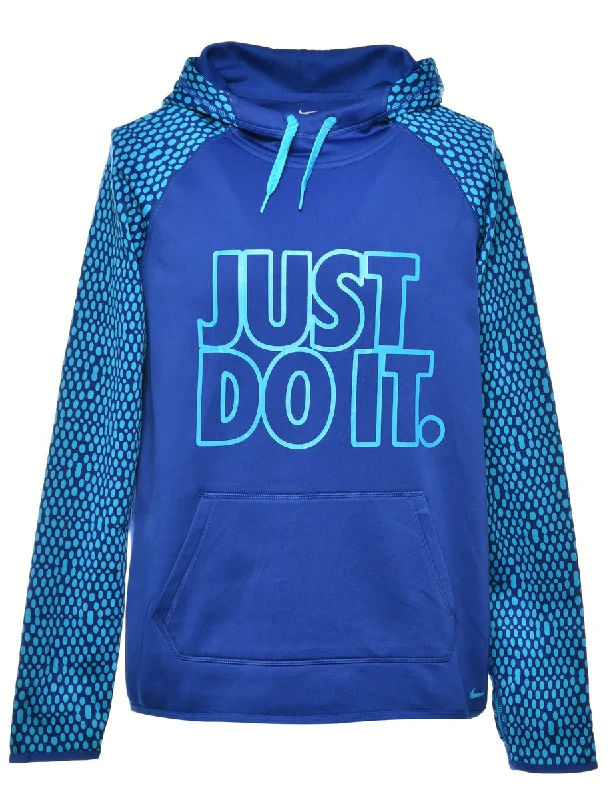 Nike Just Do It Printed Hoodie - M