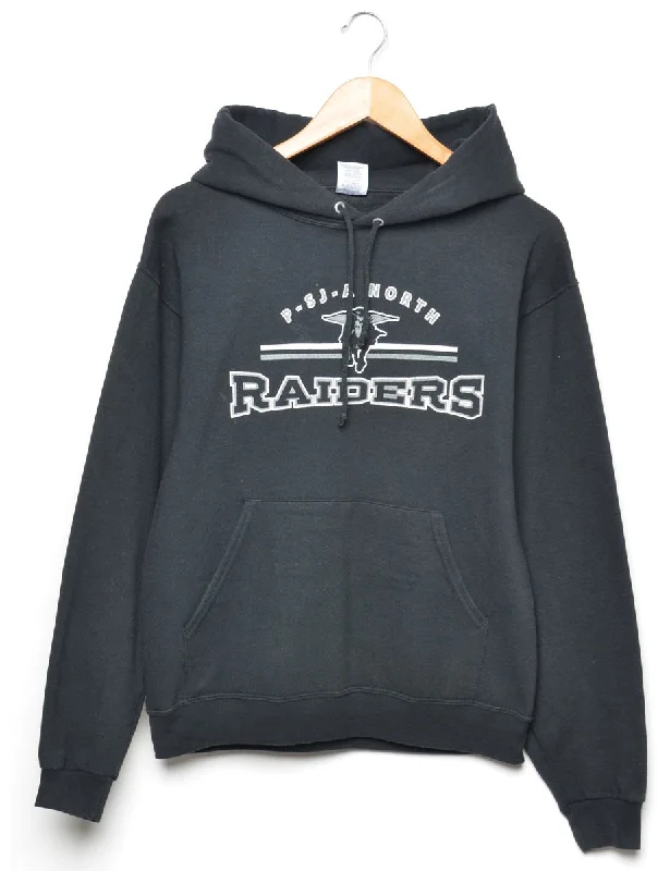 Petites Jerzees Raiders Printed Hoodie - S