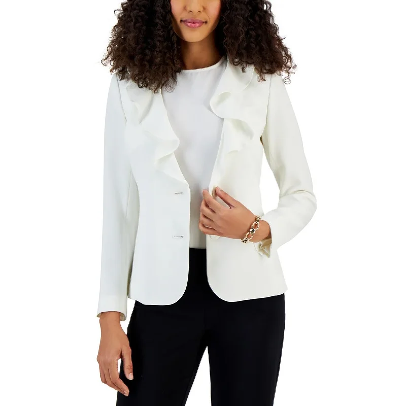 Kasper Womens Petites Office Suit Seperate Two-Button Blazer