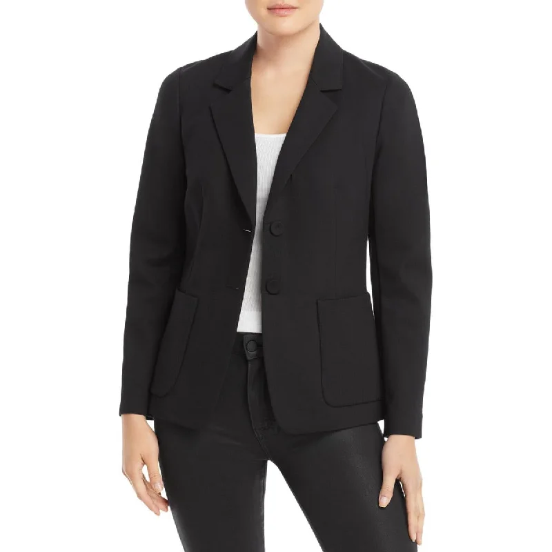 Kobi Halperin Womens Pintuck Short Two-Button Blazer