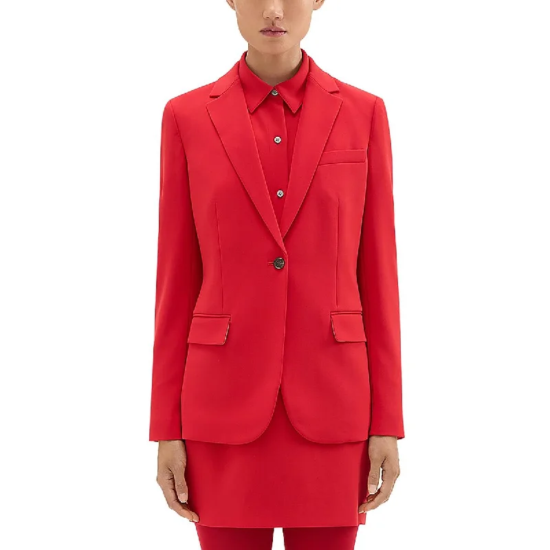 Theory Womens Formal Office One-Button Blazer