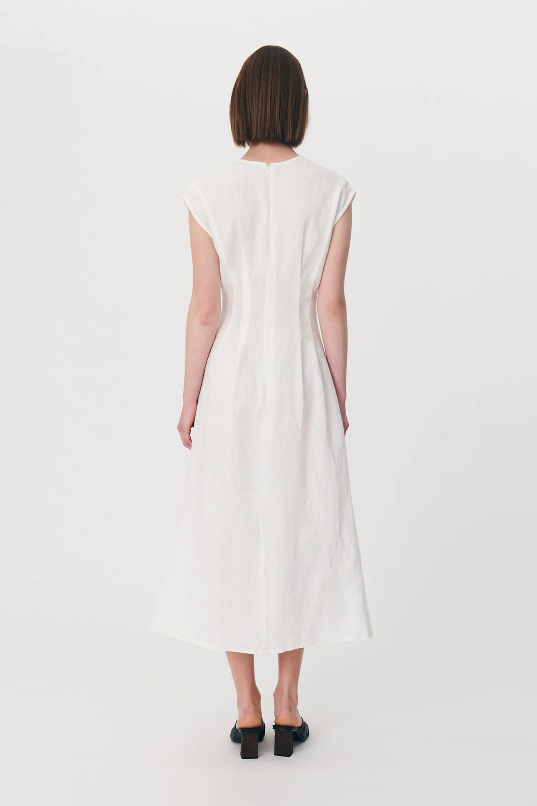 Anica Linen Midi Dress