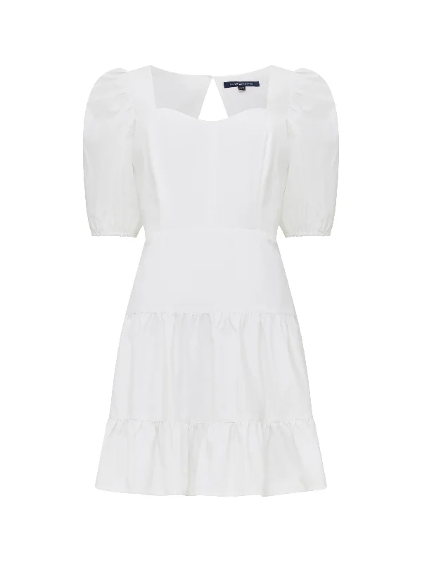 Cotton Sweetheart Mini Dress