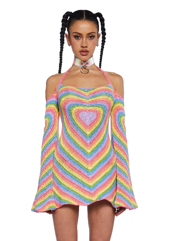 Dancing In Colors Mini Dress