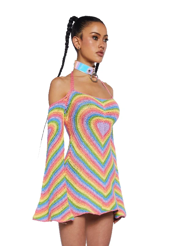 Dancing In Colors Mini Dress