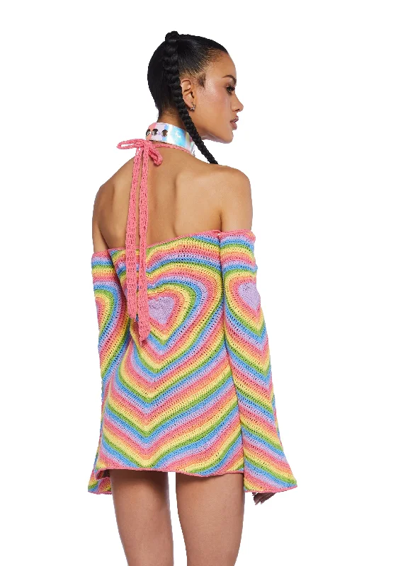 Dancing In Colors Mini Dress