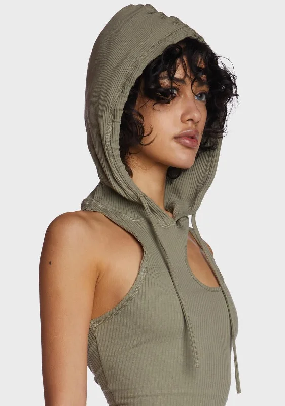 Echo Hooded Mini Dress