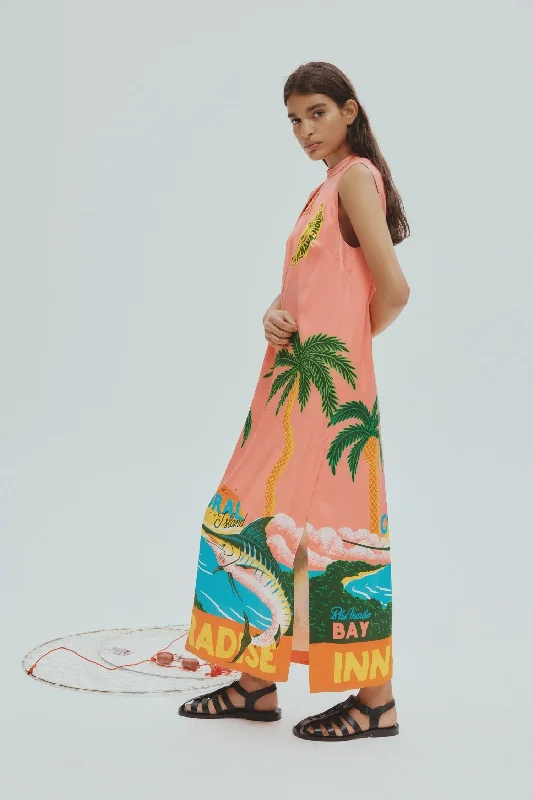 Paradiso Silk Midi Dress