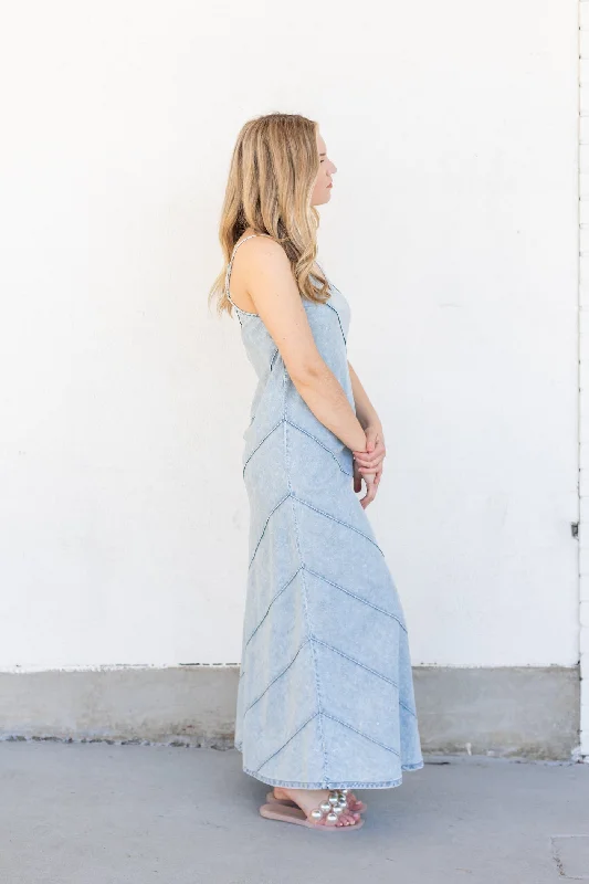 SAIGE DENIM DRESS