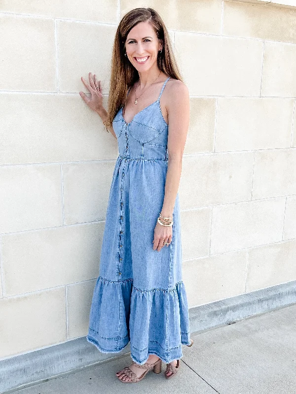 Soft Wash Denim Dress