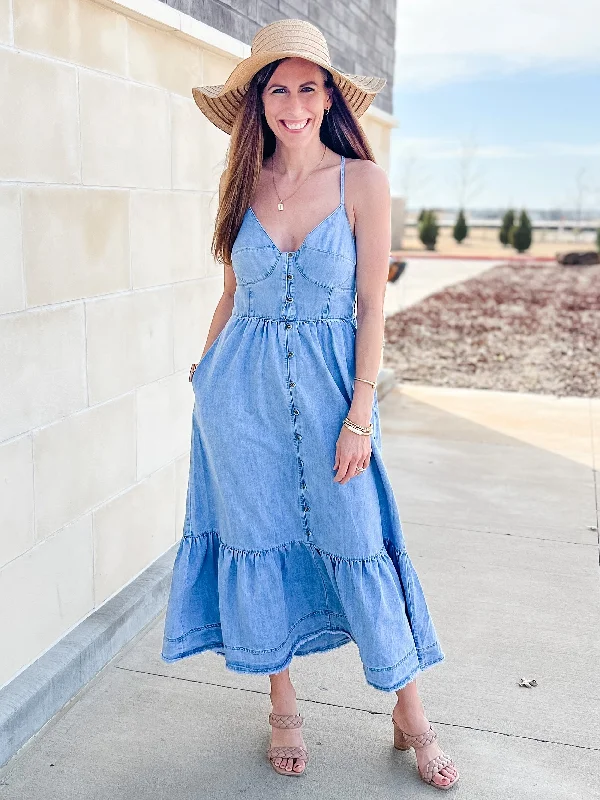 Soft Wash Denim Dress