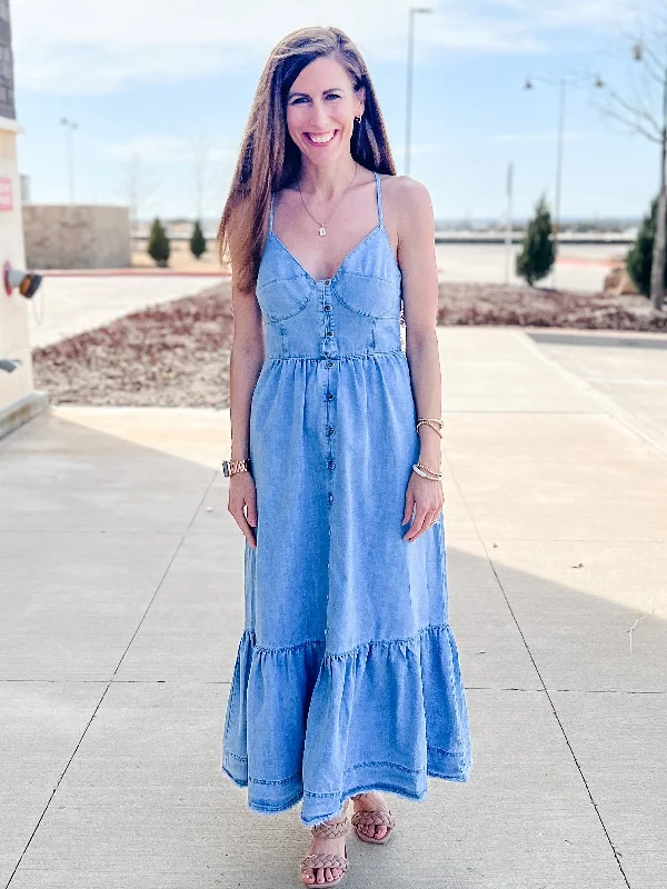 Soft Wash Denim Dress