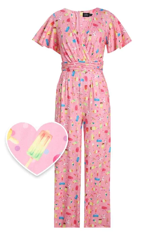 Esther Pink Ice Lolly Jumpsuit