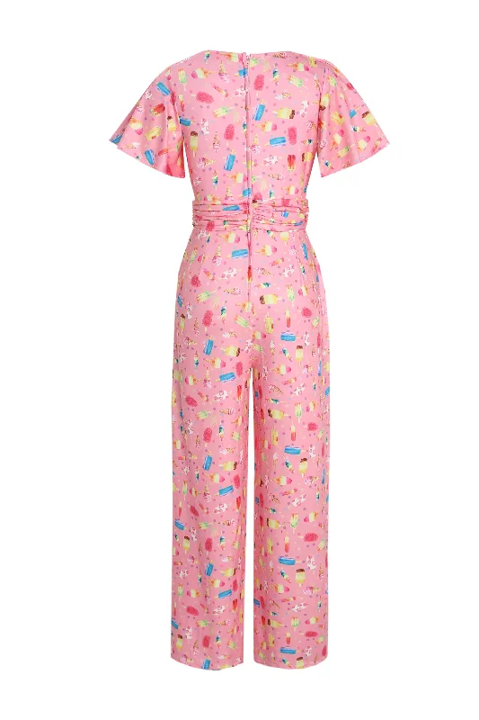 Esther Pink Ice Lolly Jumpsuit