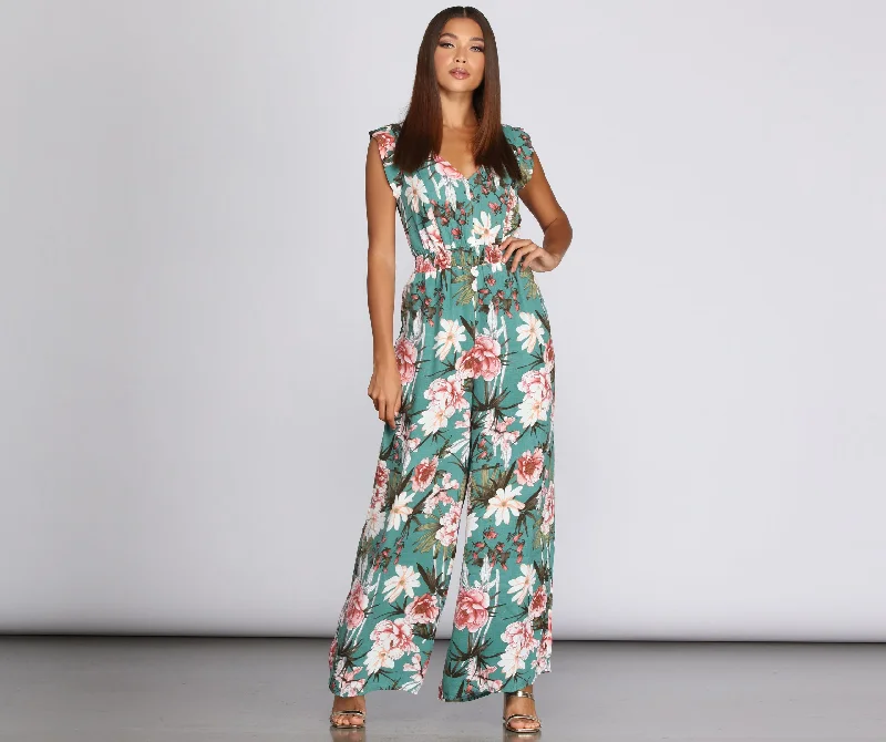 Coconut Kisses Wide Leg Jumpsuit