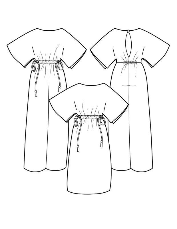 PDF Pattern - Madeline Robertson Jumpsuit and Dress | The Makers Atelier