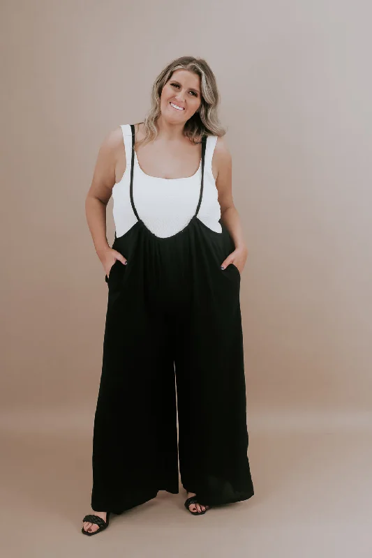 Head Over Heels Jumpsuit, Black