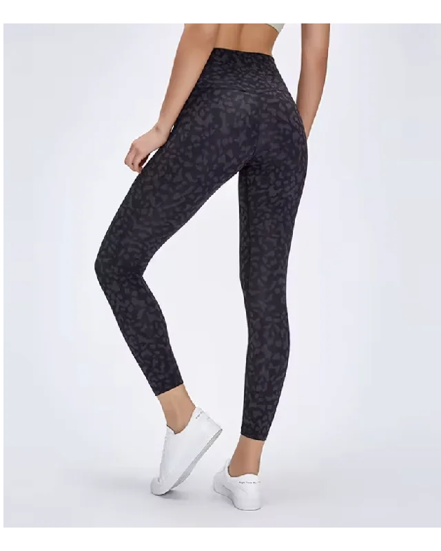 Fearless Club Lifestyle Legging - Black Leopard