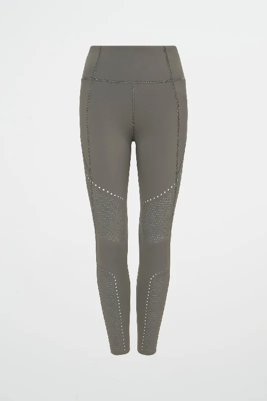 High Rise Perforated 7/8 Legging 227