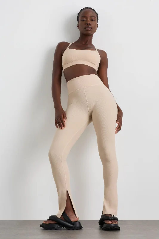 High Waist Split Hem Legging 205