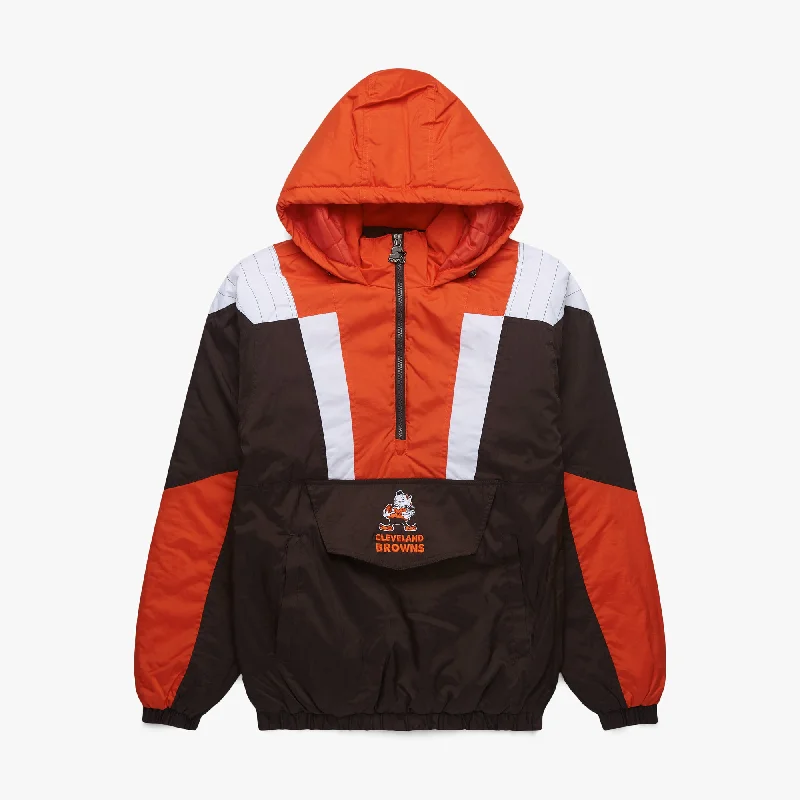 HOMAGE X Starter Browns Retro Pullover Jacket