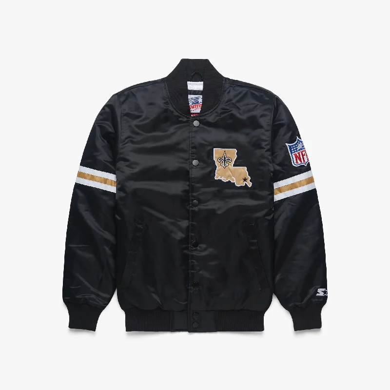 HOMAGE X Starter Saints Satin Jacket