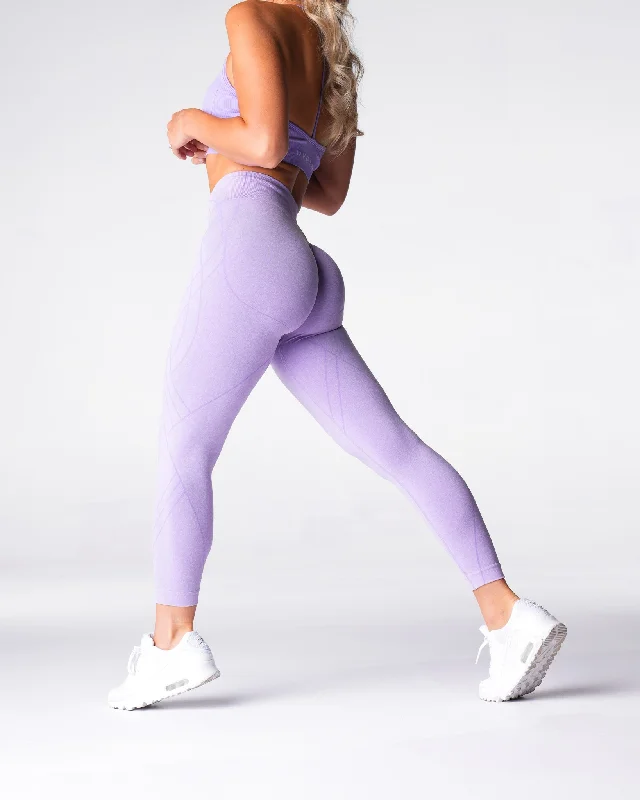 Lilac Geo Seamless Leggings