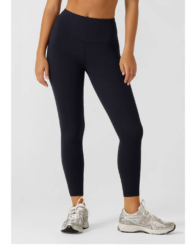 Lorna Jane Amy Thermal Phone Pocket Full Length  Leggings - Midnight Blue