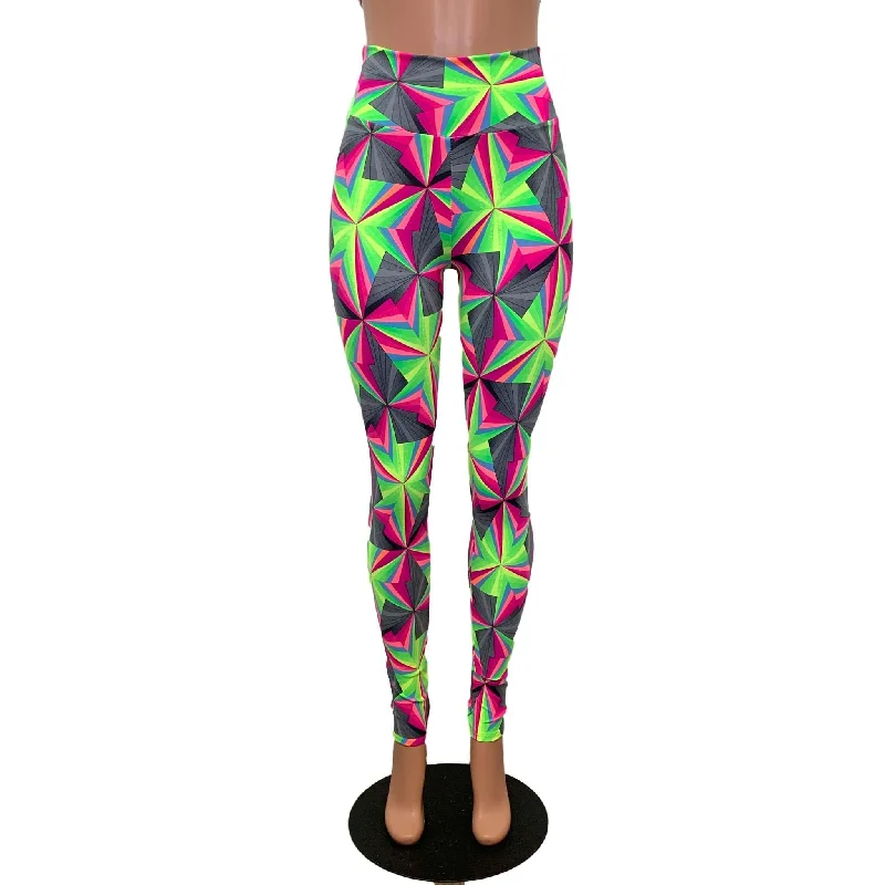 SALE - Optima Neon High-Waisted Leggings Pants