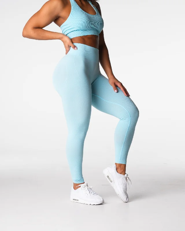 Pastel Blue Lift Seamless Leggings