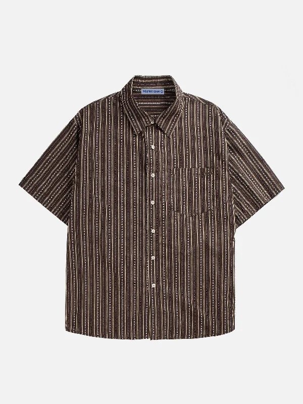 Aelfric Eden Vintage Stripe Short Sleeve Shirt