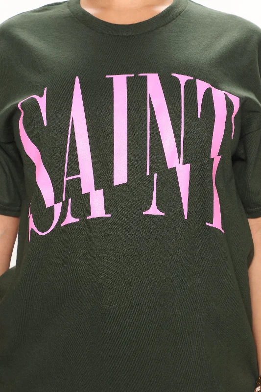 always-a-saint-t-shirt-green