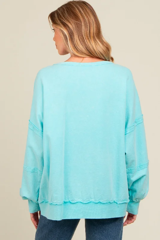 aqua-raw-hem-detail-maternity-pullover-top