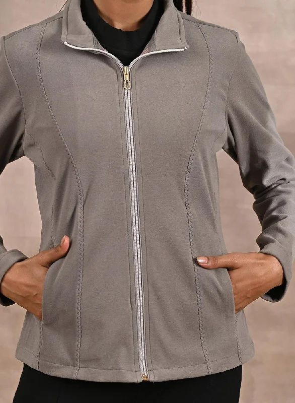 beige-spread-neck-fleece-jacket-with-zip-closure