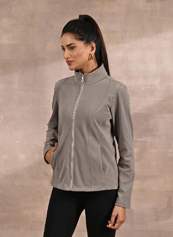 beige-spread-neck-fleece-jacket-with-zip-closure