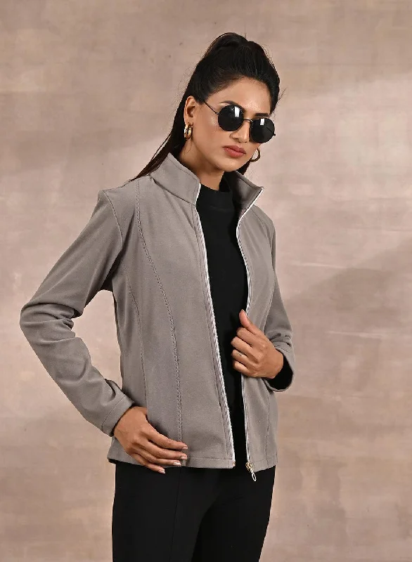 beige-spread-neck-fleece-jacket-with-zip-closure