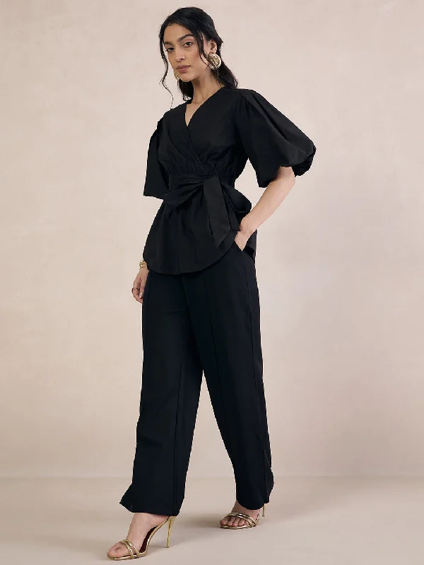 black-poplin-wrap-top-ff-5288