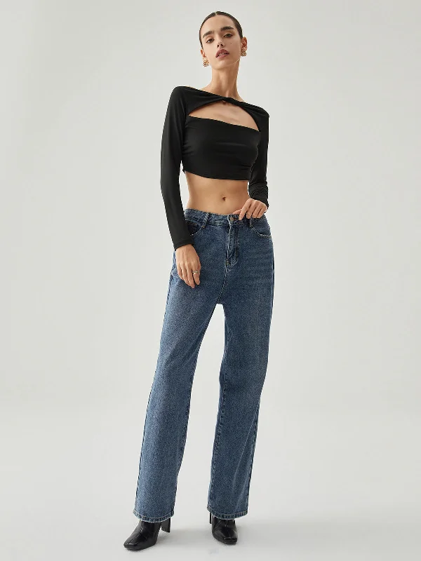 boat-neck-twisted-cutout-crop-shirt