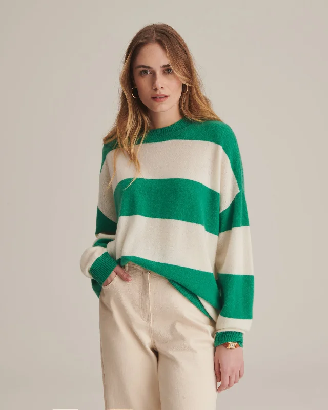 cashmere-oversized-striped-crewneck-sweater