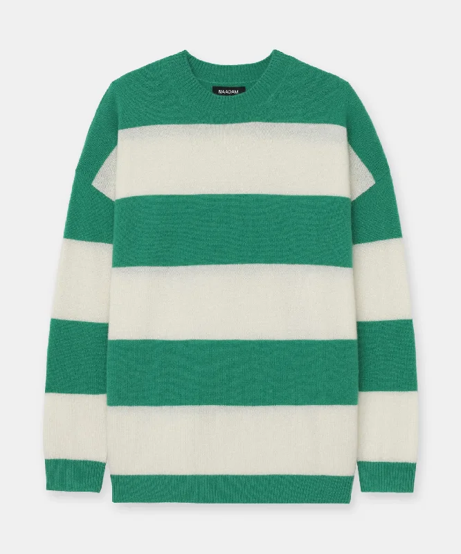 cashmere-oversized-striped-crewneck-sweater