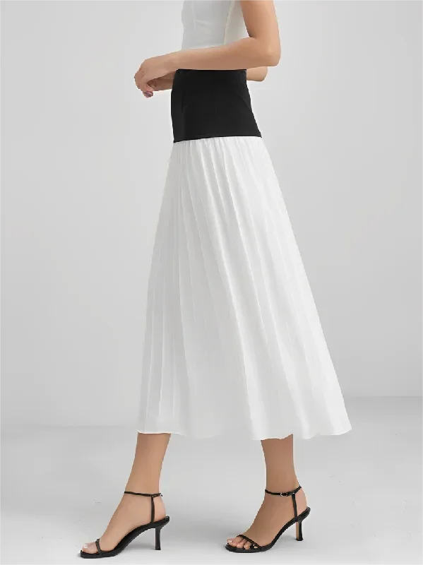 chiffon-pleated-high-waist-skirt