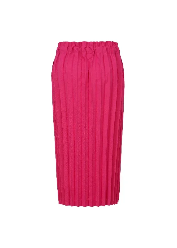 color-pleats-bottom-skirt