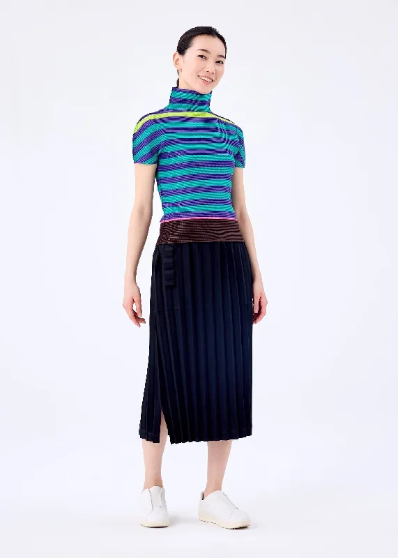 color-pleats-bottom-skirt