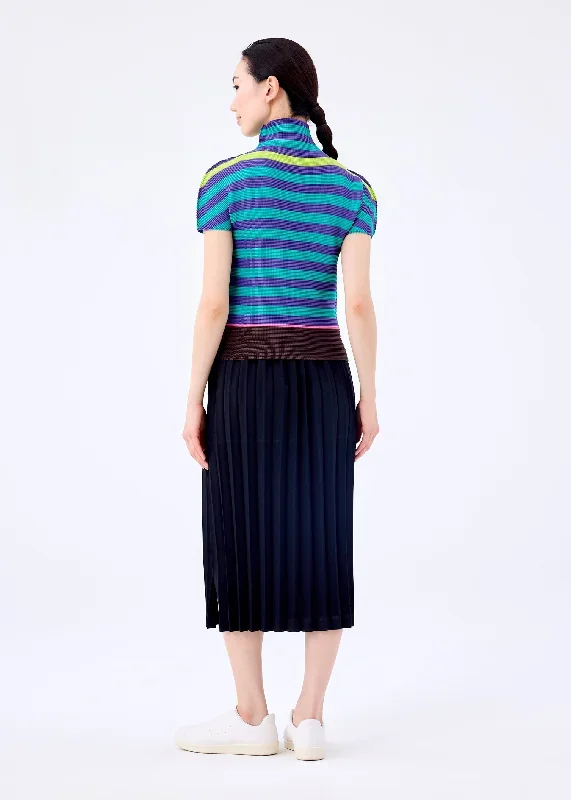 color-pleats-bottom-skirt