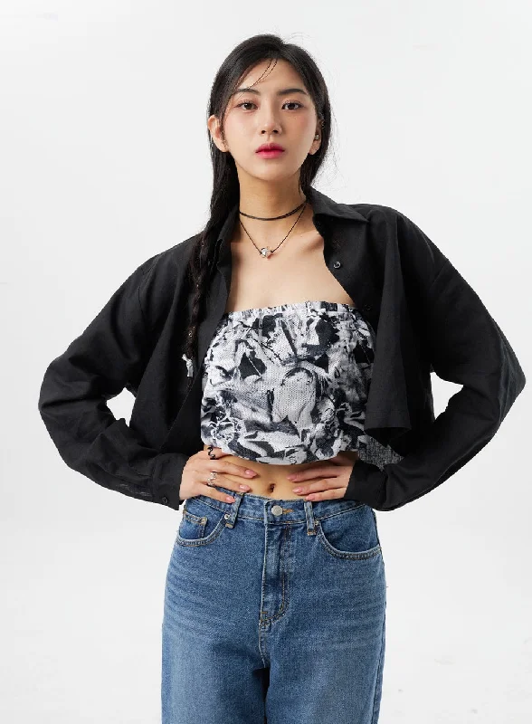 Cropped Shirt BY325