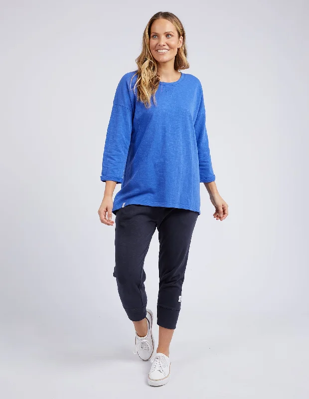 elm-annie-3-4-sleeve-tee-royal-blue