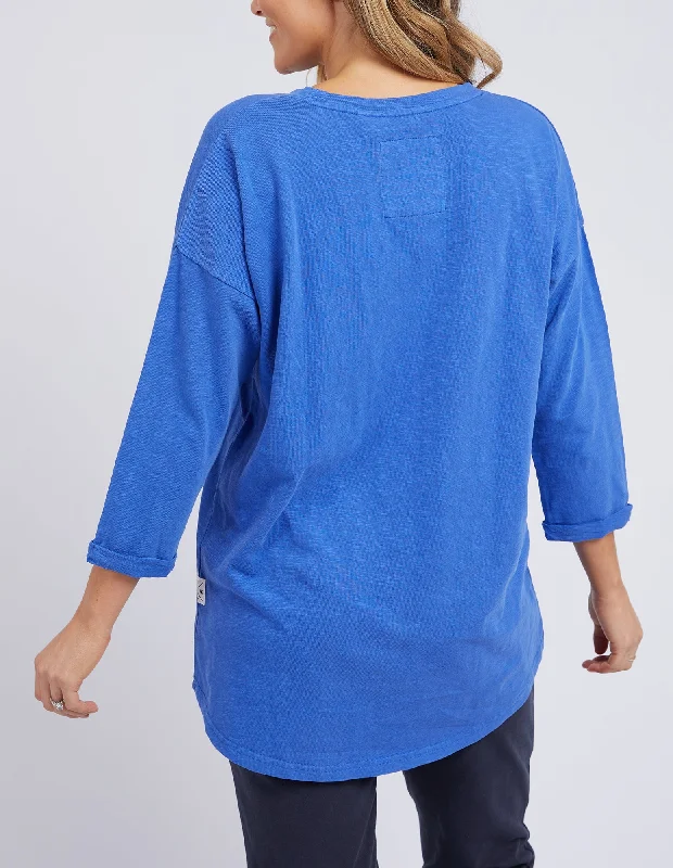 elm-annie-3-4-sleeve-tee-royal-blue