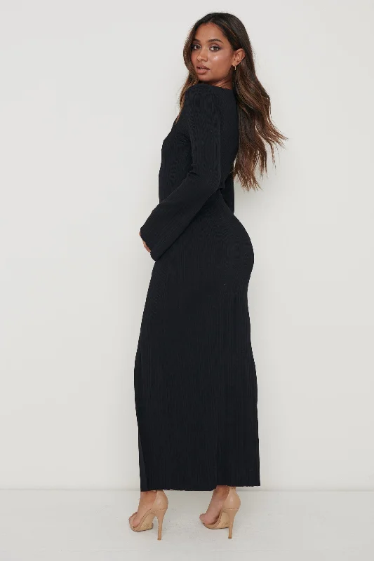 emmie-cut-out-knit-midaxi-dress-black