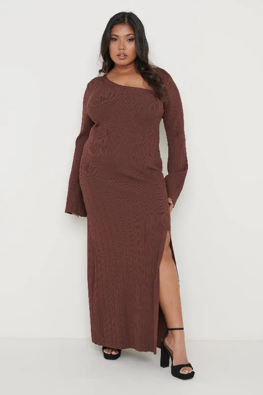 emmie-cut-out-knit-midaxi-dress-chocolate-brown