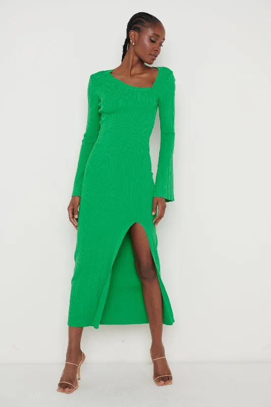 emmie-cut-out-knit-midaxi-dress-green